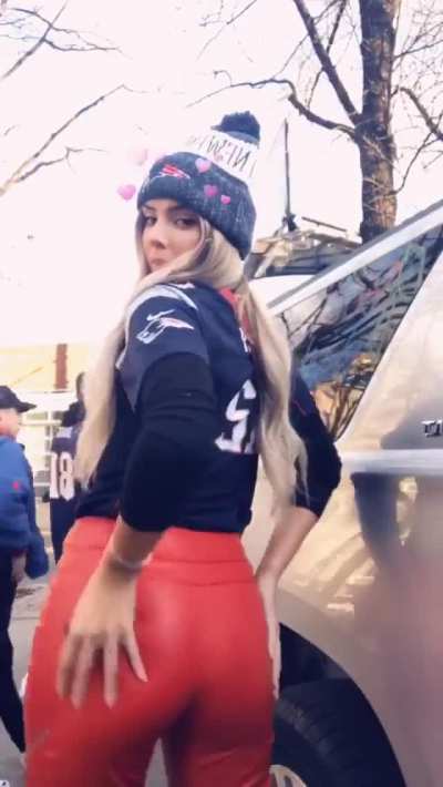 Red pants