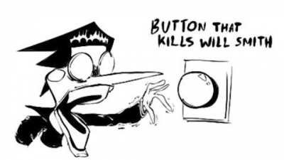 Spamton&rsquo;s button (video by Hobo Hobo)