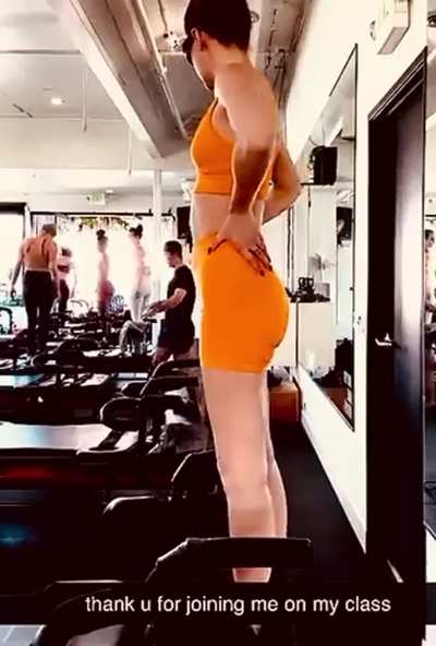 Working on that booty