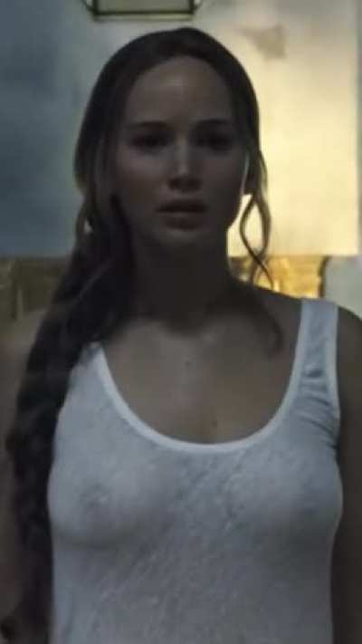 Jennifer Lawrence in Mother (Color corrected to make the dress more see through)