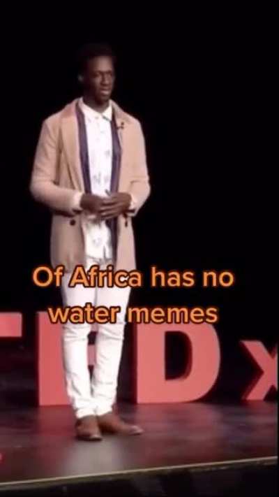 My man is sick and tire of the Africa memes