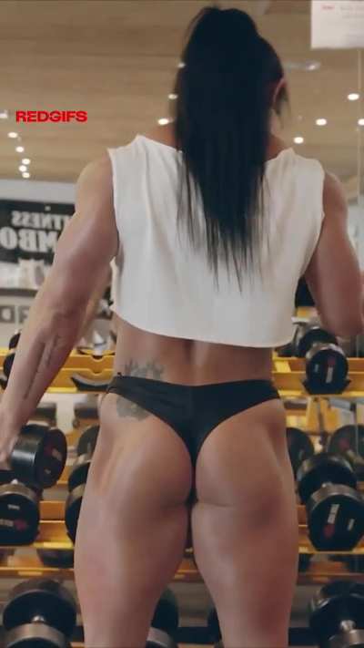 Toned cowgirl