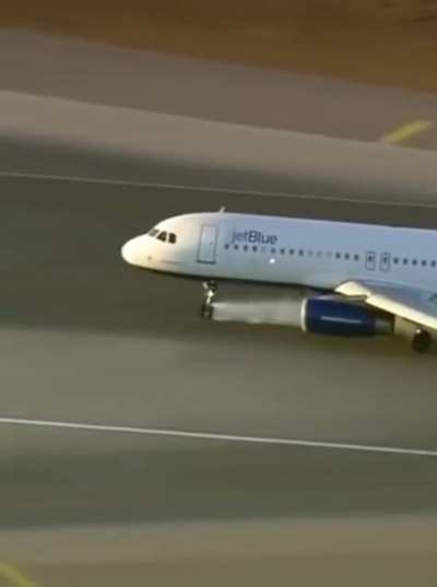 Twisted nose landing