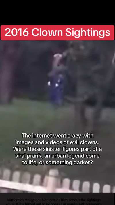 Evil Clown Sightings - were these sinister figures part of a viral prank, an urban legend come to life, or something darker?