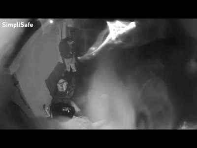 Caught on home security camera