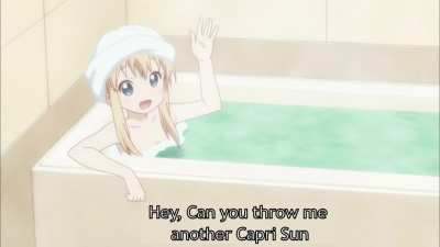 Can you throw me another Capri Sun?