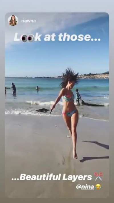 At the beach