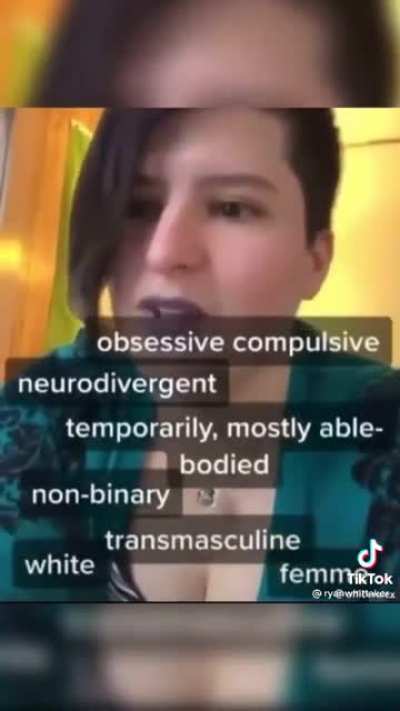 damn this person&rsquo;s on their way to win the oppression olympics