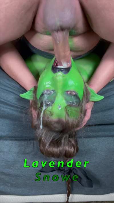 Someone told him goblins get pregnant through their throat...