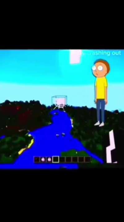 Morty crashes out