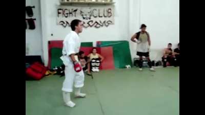 Black belt karate fighter calls out MMA fighter to a challenge match in Fight Club