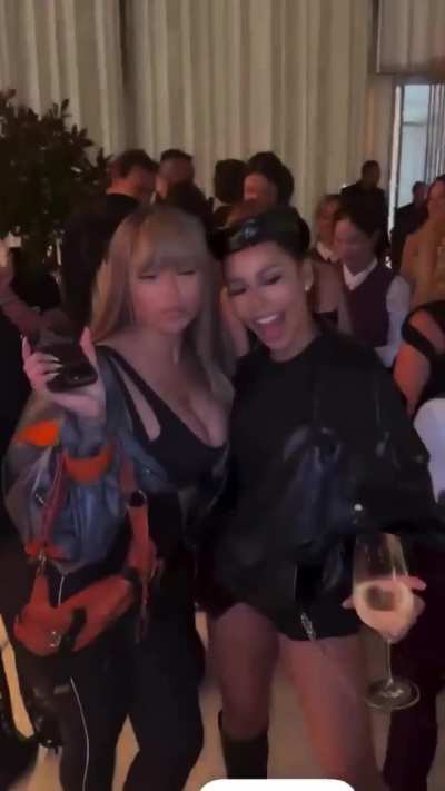 Mariah & Latto at Skims x Nike event