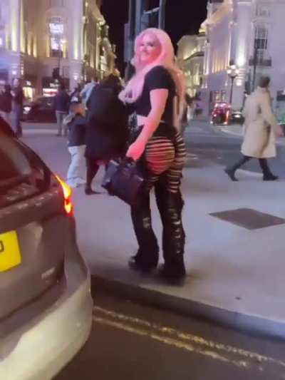 full booty on show.