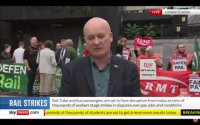 NiallPaterson - How close are we to a general strike? Mick Lynch(RMT) - "People are getting poorer every day of the week.. so there's a massive response coming from working people, because they are fed up with the way they're being treated"