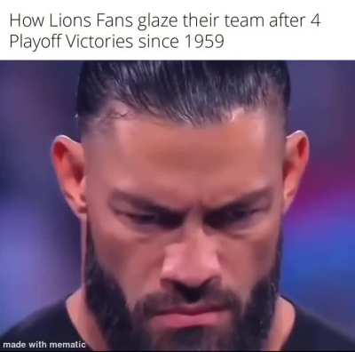 Lions Fans always talking crazy😂
