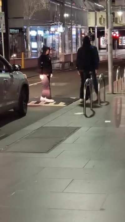 Man learns not to block roads