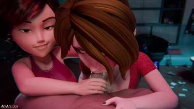 Cass Hamada &amp;amp; Helen Parr (AniAniBoy) [Big Hero 6 x The Incredibles]