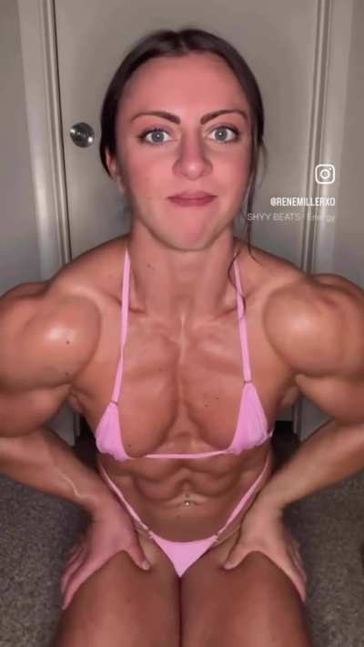 Ripped pec flex