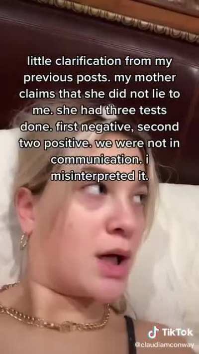 Claudia Conway&rsquo;s update 1/2