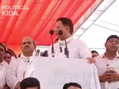 "Those who vote for BJP are all Rakshas (Devils). I curse you all." - Randeep Surjewala, Congress Spokesperson.