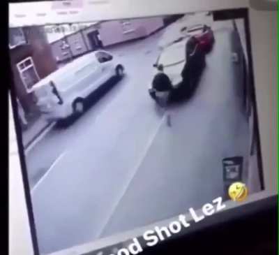 robbing a store