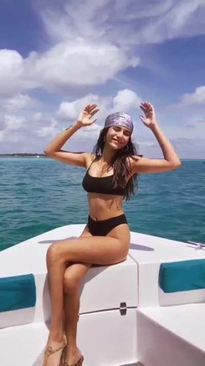 Radhika in black