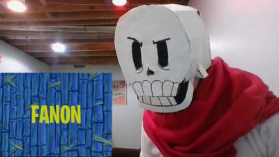 "Fanon!?!? Is this some kinda human cartoon???"