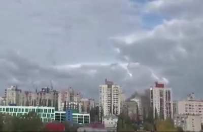 Russian air defence misfires and hits residential building in Belgorod