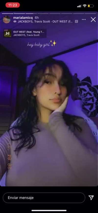 Tiene un poco de fr&iacute;o parece 🥶