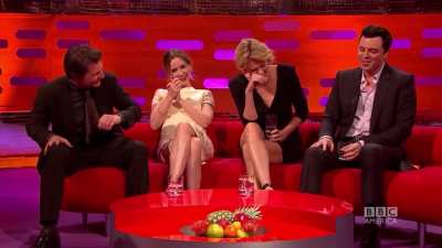 Seth McFarlane doing Kermit the frog doing Liam Neeson&rsquo;s famous Taken quote - The Graham Norton Show