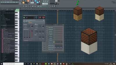 I've created a Minecraft Noteblock Soundfont (midi music with minecraft instruments)