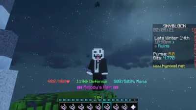 Playing Megalovania on melody hairs!