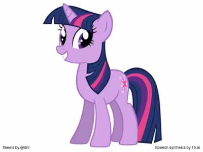 Ponies reading @dril tweets (speech synthesis by 15.ai)