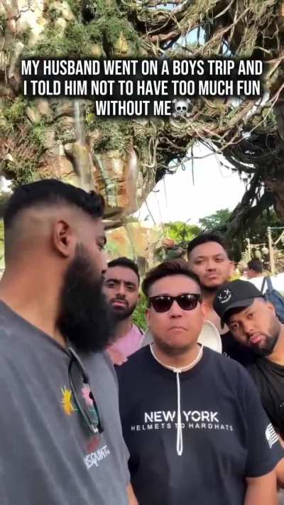 My husband went on a boys trip &amp;amp; sent me updates with how the trip was going 😂