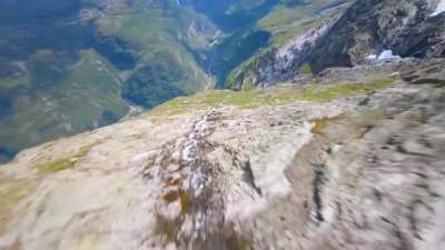 Mountain surfing in Norway