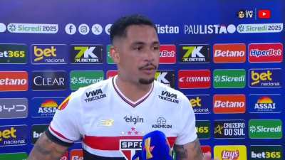 Declara&ccedil;&otilde;es fortes do Luciano ap&oacute;s o jogo