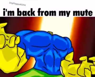 I&rsquo;m back from my mute