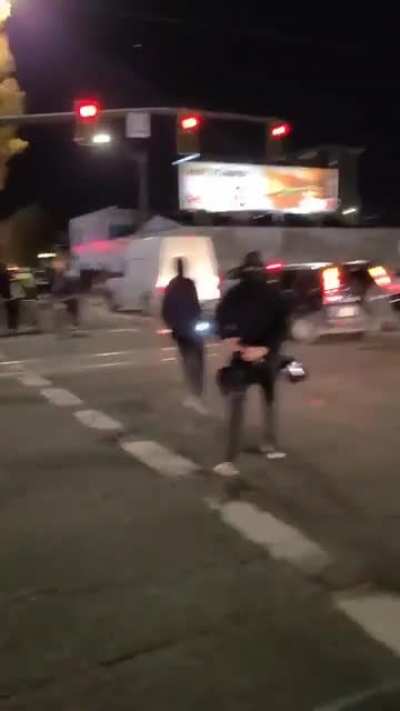 @SCATSOTS attacked and threatened for filming tonight's anti-capitalism riots in Portland