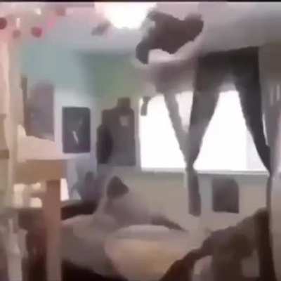 The marines brutally killing the scientists