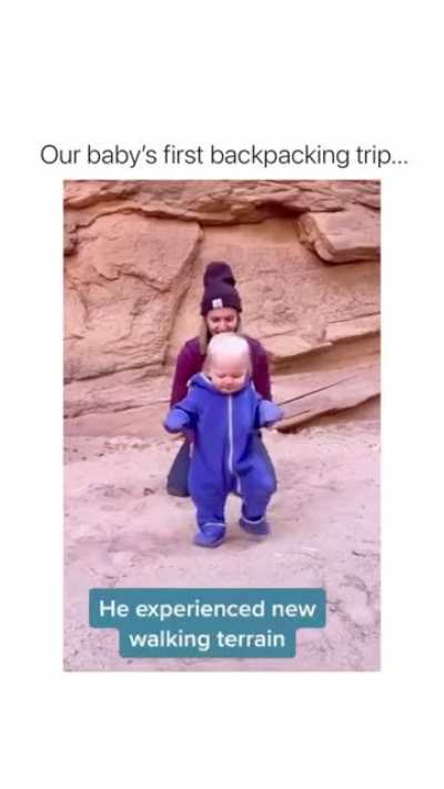 This baby is so precious ❤️. Credit to @haileyoutside