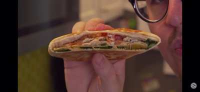 General Sam makes a Taco Bell Crunch Wrap Supreme
