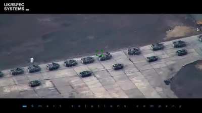 Newly published UAV footage taken at the 'Antonov" airport in Gostomel when the Russians were still there