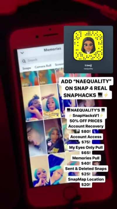 Account Banned? Her Account Need Accessed? Or Maybe Just To Get Into Her My Eyes Only &amp; Messages? Add Us Via Snapchat "NAEQUALITY" // &amp; PM "@NAEQUALITYY" To Order TODAY! Verifiable Proof + Group In Comments Below!