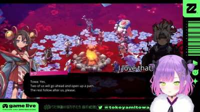 Towa couldn't deal with hearing her own name in "Towa and the Guardians of the Sacred Tree"