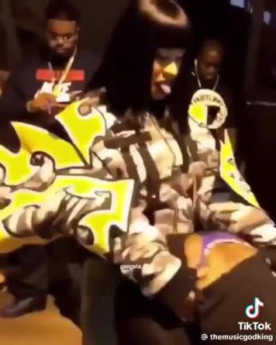 Cardi hitting it