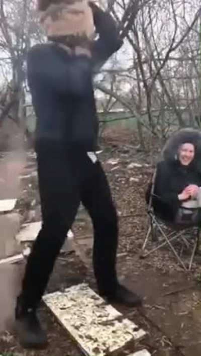 Video of me before and after I voted for Biden