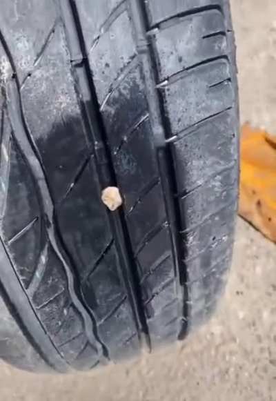 How to get rocks out of your tires