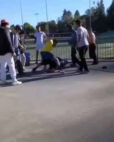 Bully gets jumped