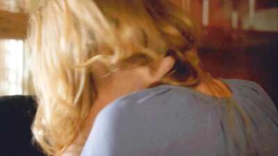 Tricia Helfer deep tongue kissing scene in Lie To Me (2009)