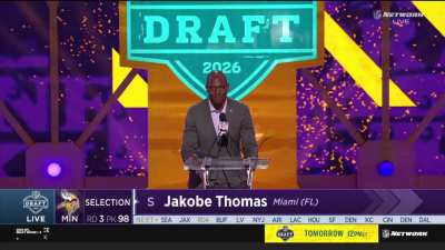 Vikings Select S Jakobe Thomas at #98